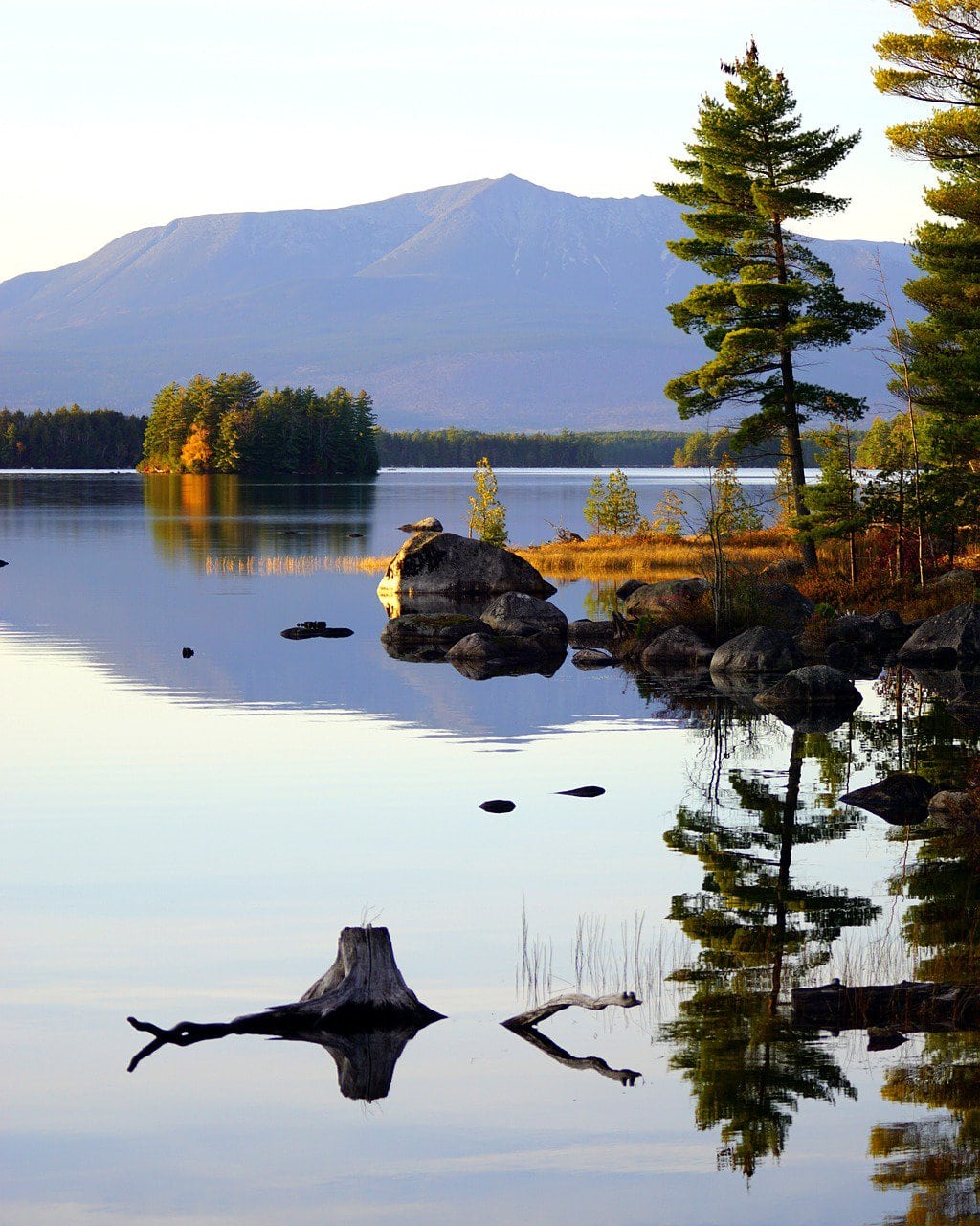 A lake in Baxter Park, Maine