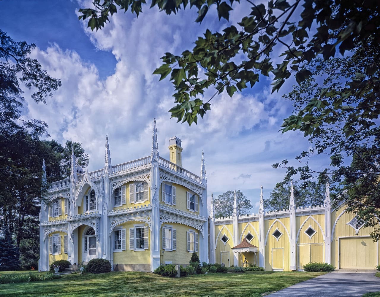 The Wedding Cake House in Kennebunk, Maine