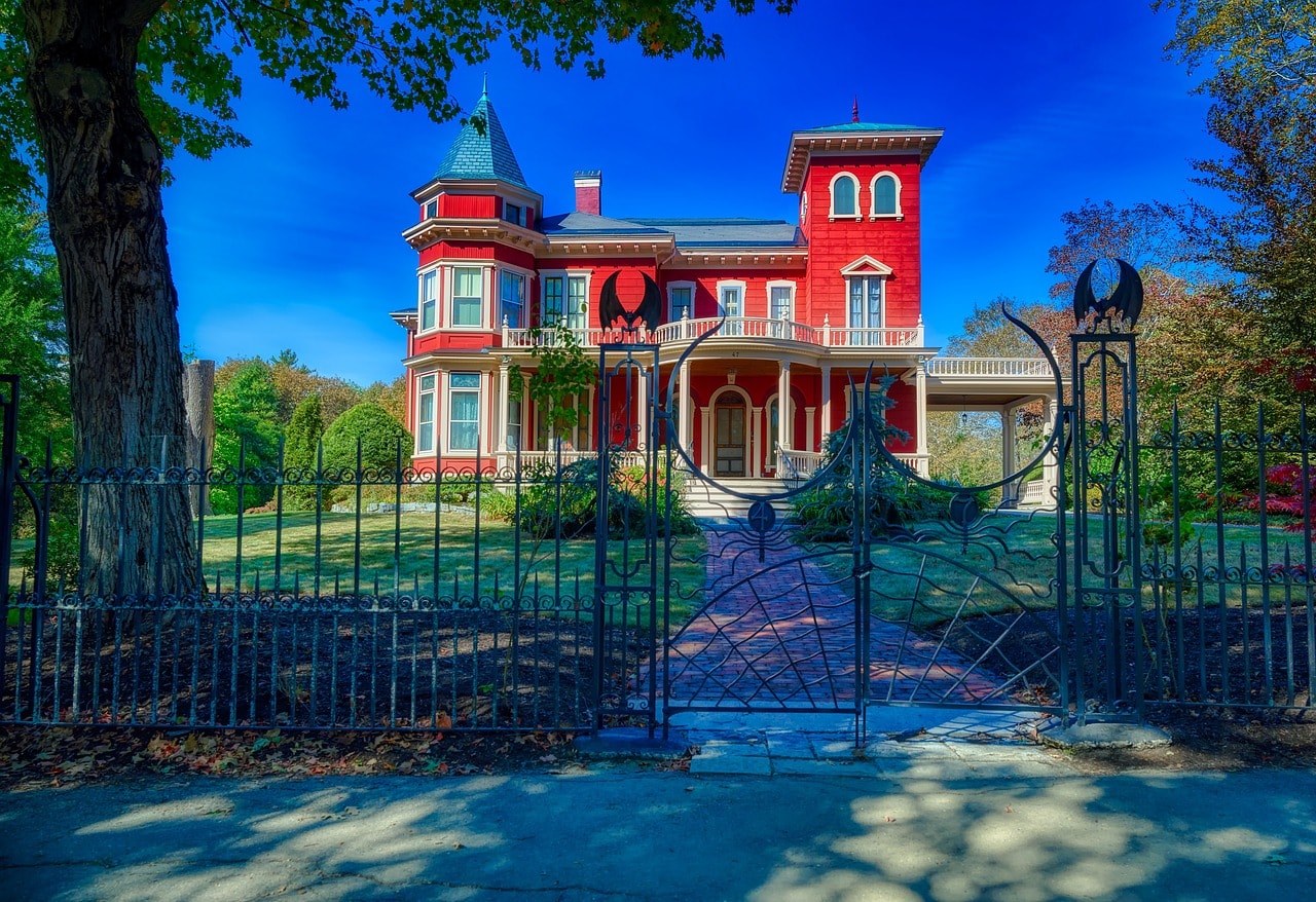The mansion of author Stephen King in Bangor, Maine