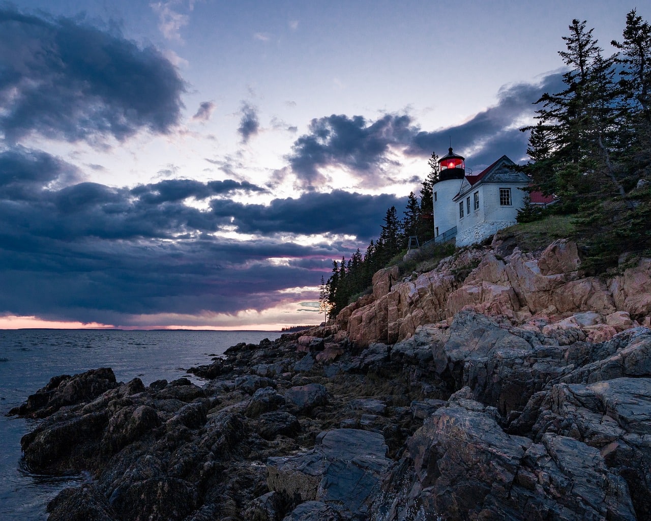 The lighthouse at Bass Island, Maine