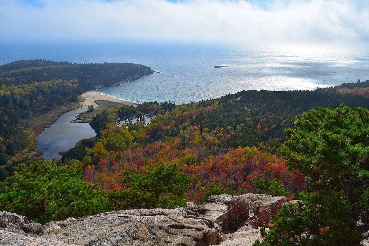 Sand Beach in Acadia Park, Maine