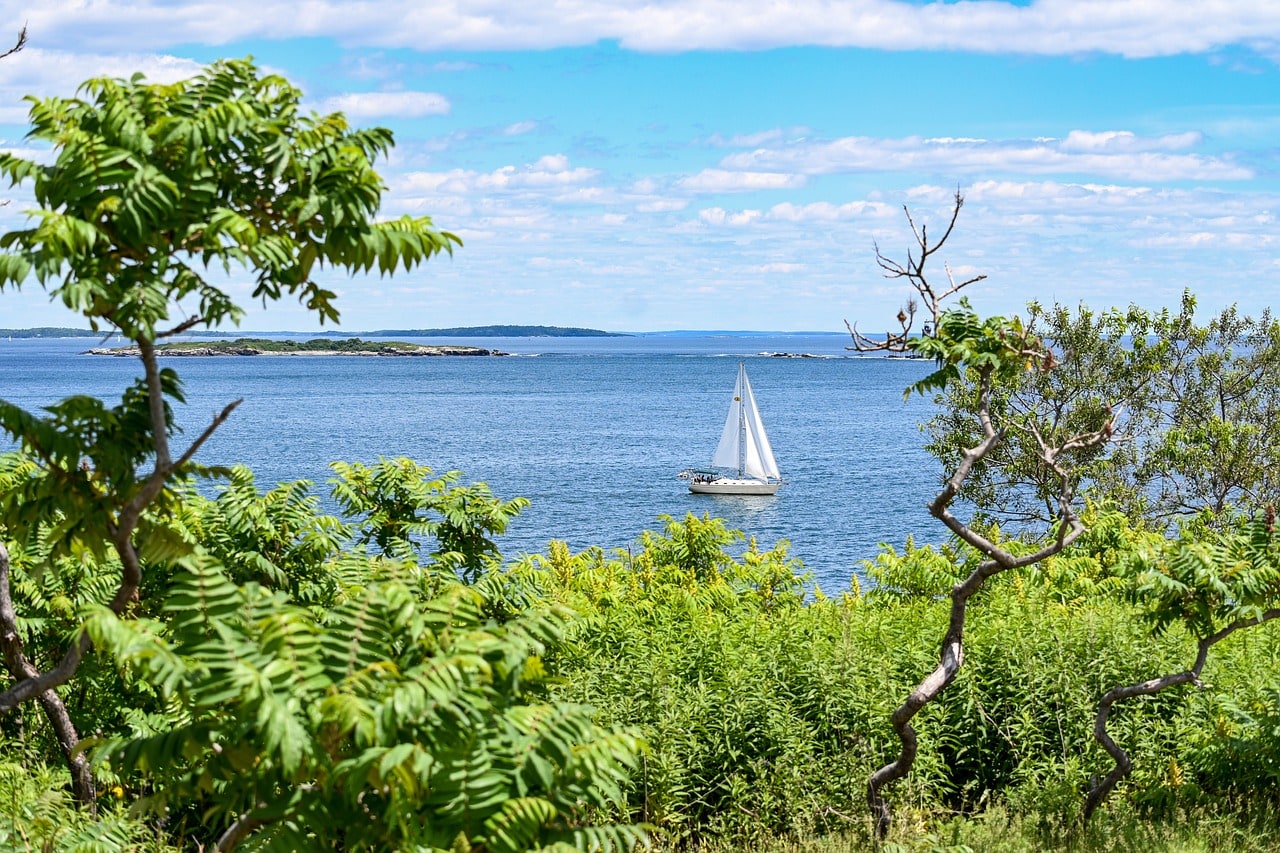 Sailboat in Ogunquit, Maine