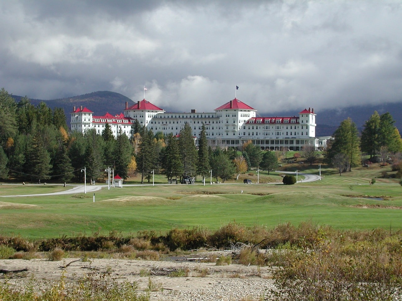 Omni Mount Washington Resort in Bretton Woods, New Hampshire in summer