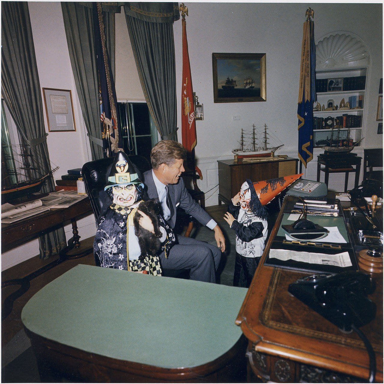 One of Boston's distinguished sons - President John F. Kennedy