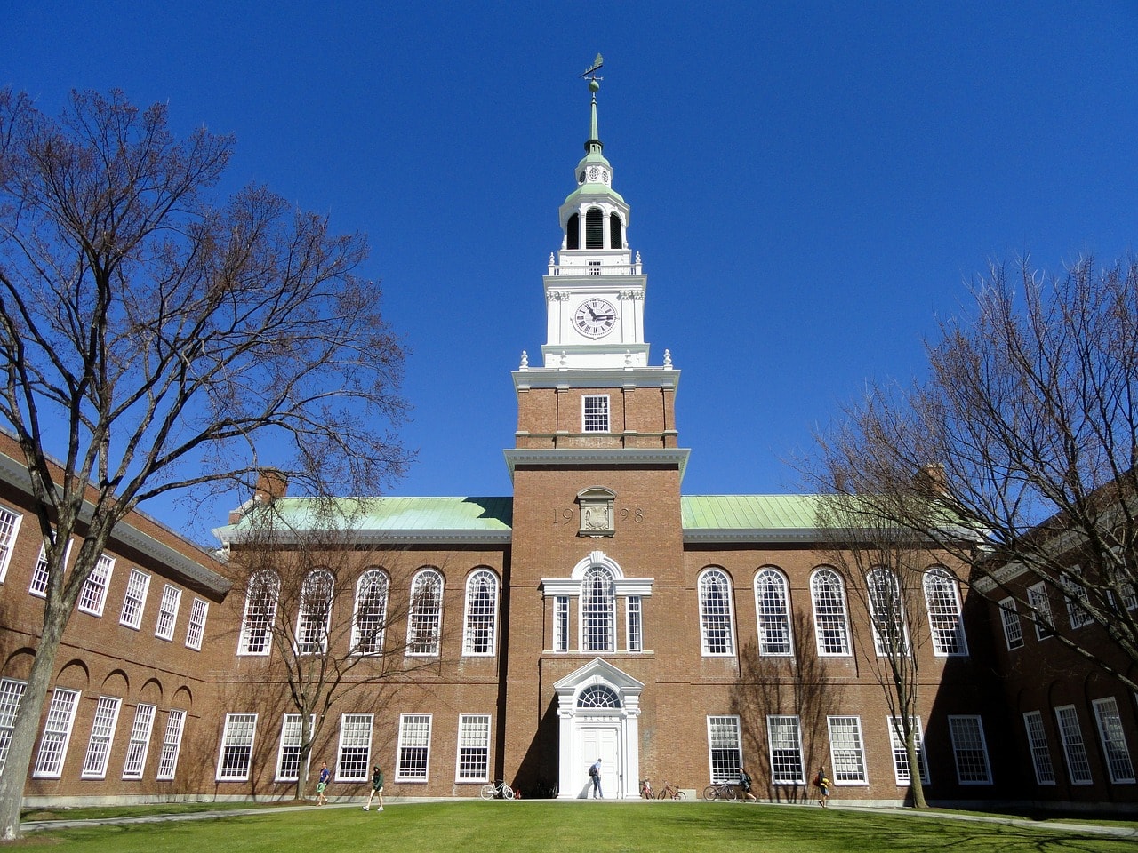 Library Building at Dartmouth College in Hanover, New Hampshire
