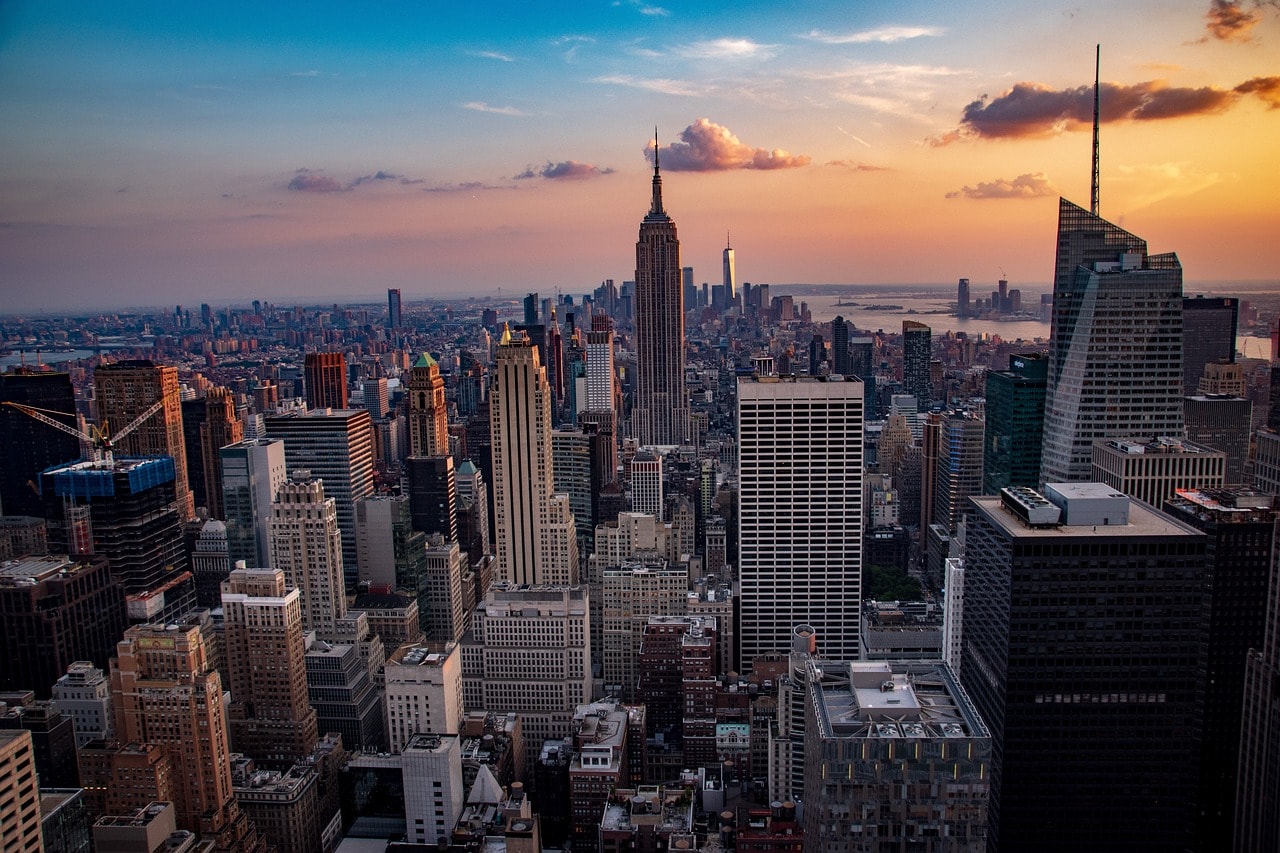Midtown and Downtown Manhattan