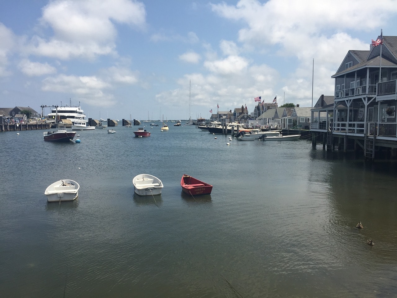 The marina of Nantucket