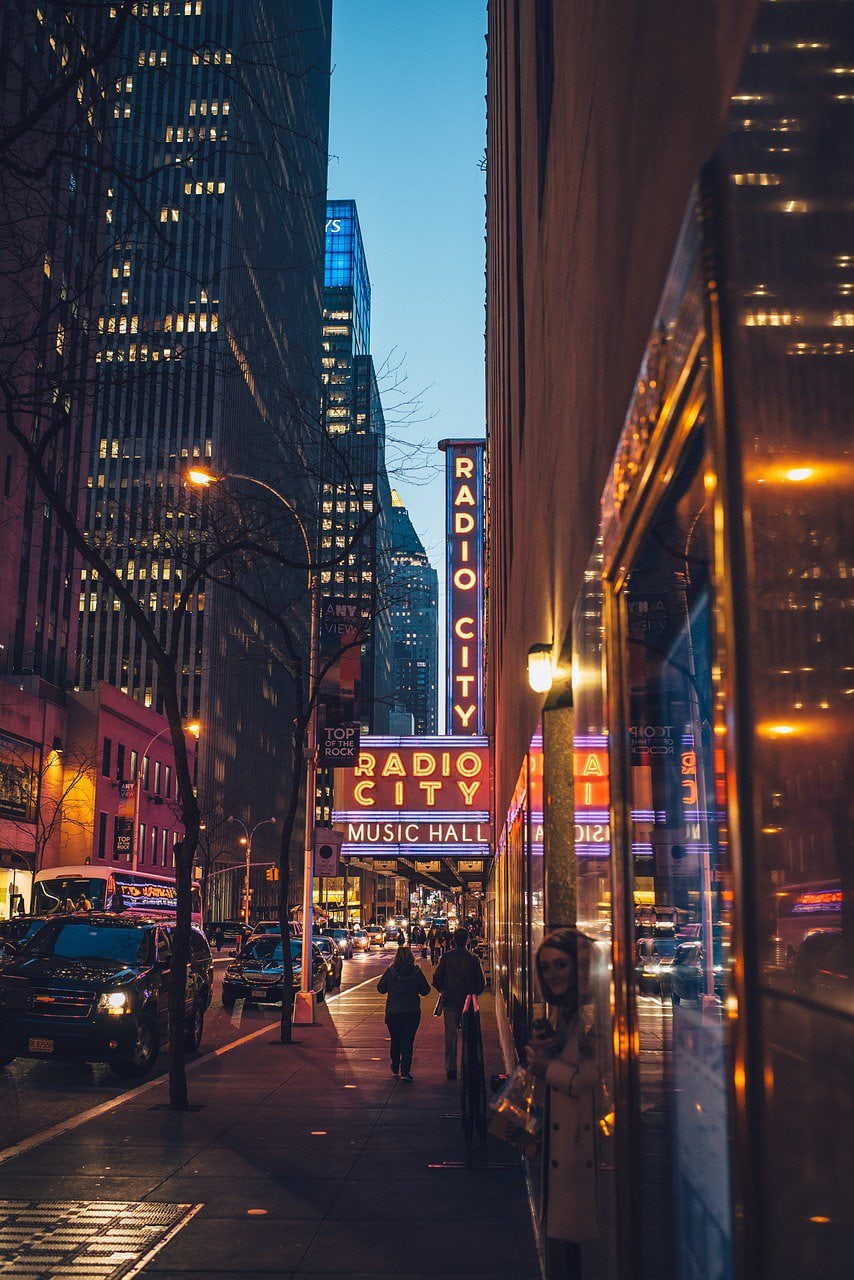 Radio City Music Hall in Manhattan
