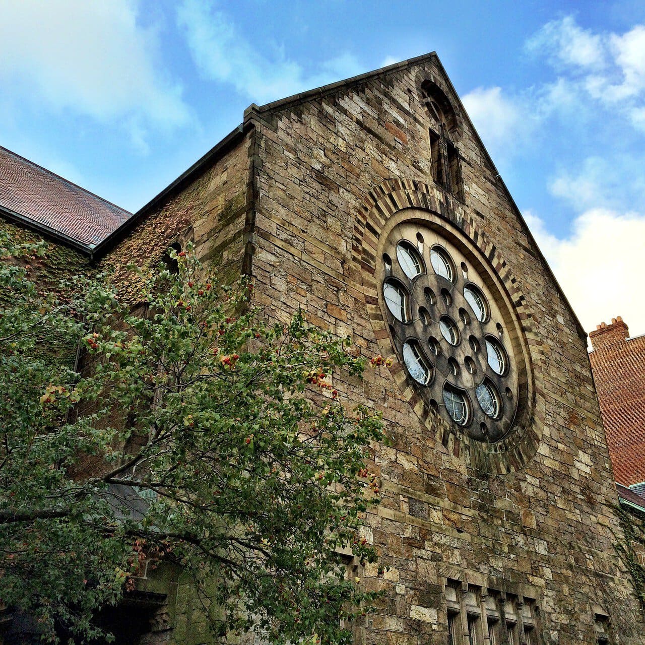 Front of the First Baptist Church of Boston