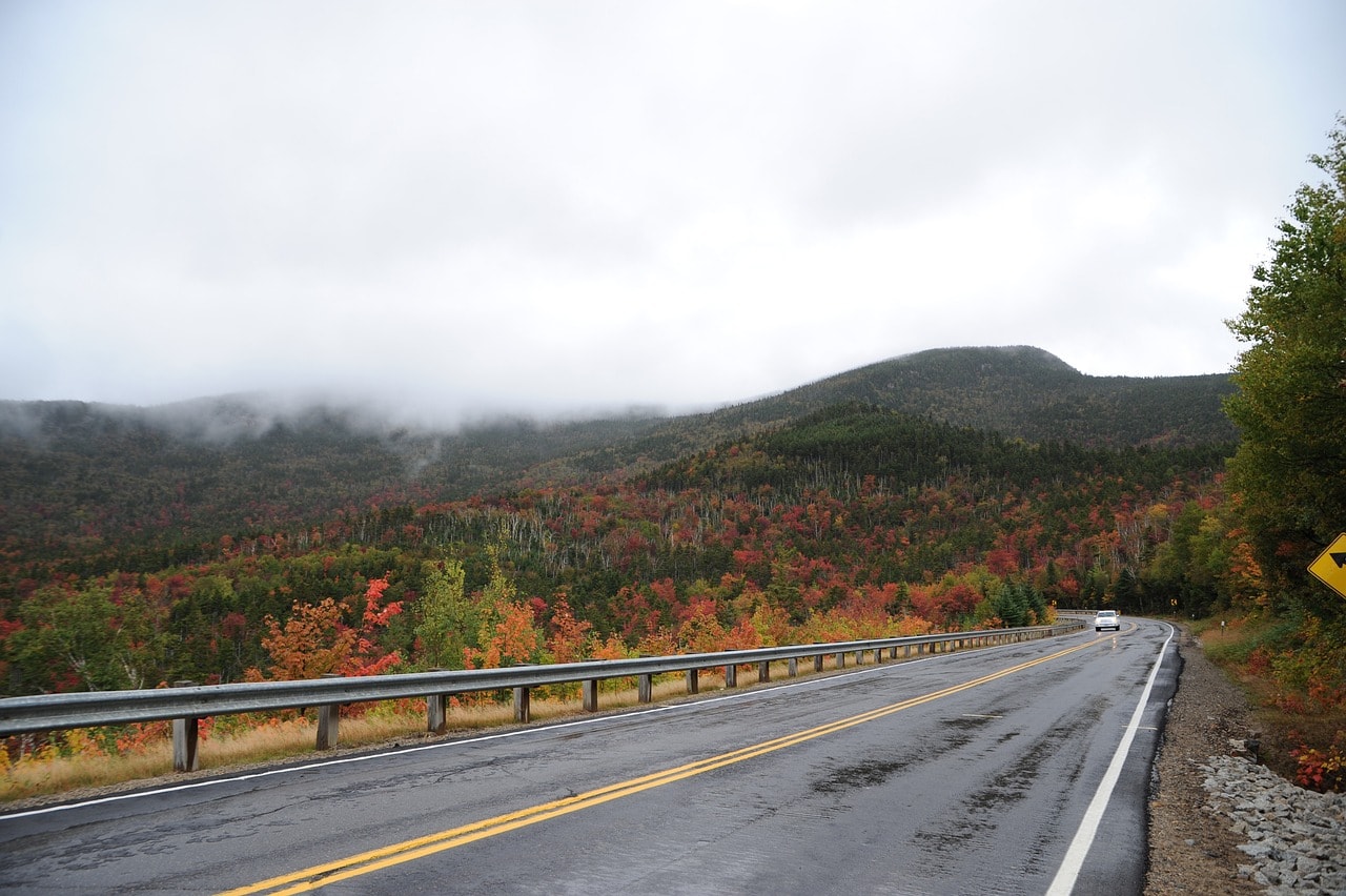 Route 302 in North Conway, New Hampshire