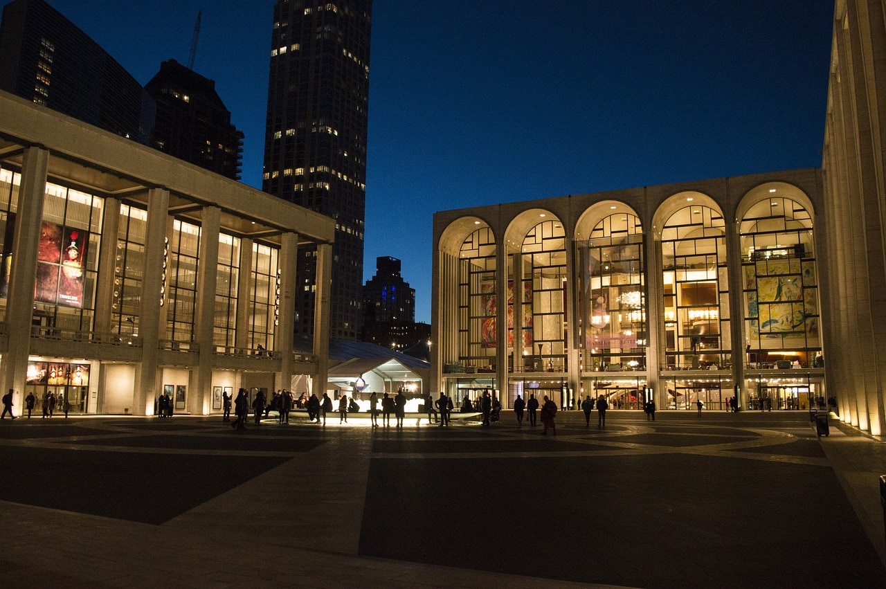 Lincoln Center in the evening
