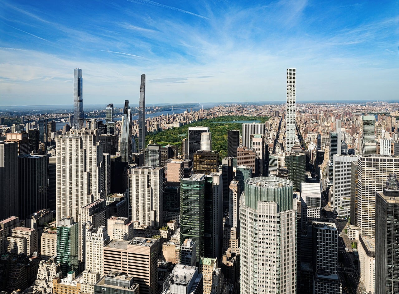View of the Upper East Side from Midtown