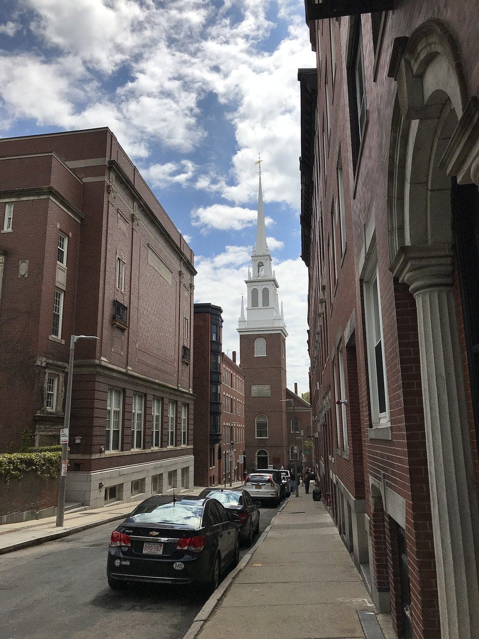 Old North Church Bell Tower in Boston
