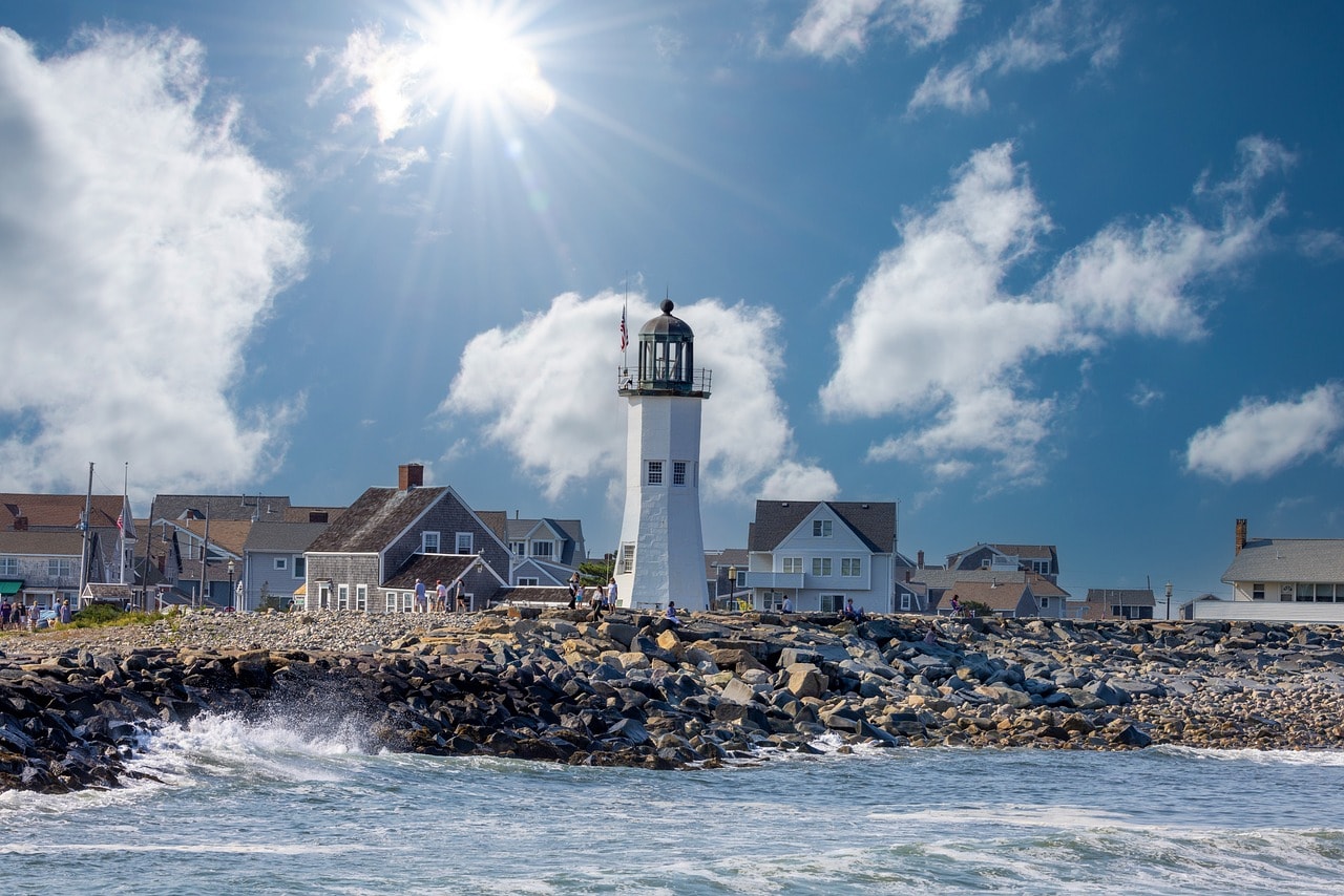 Eastern Point Lighthouse in Gloucester