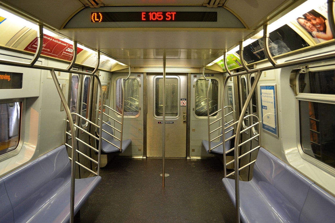 Subway car in Manhattan