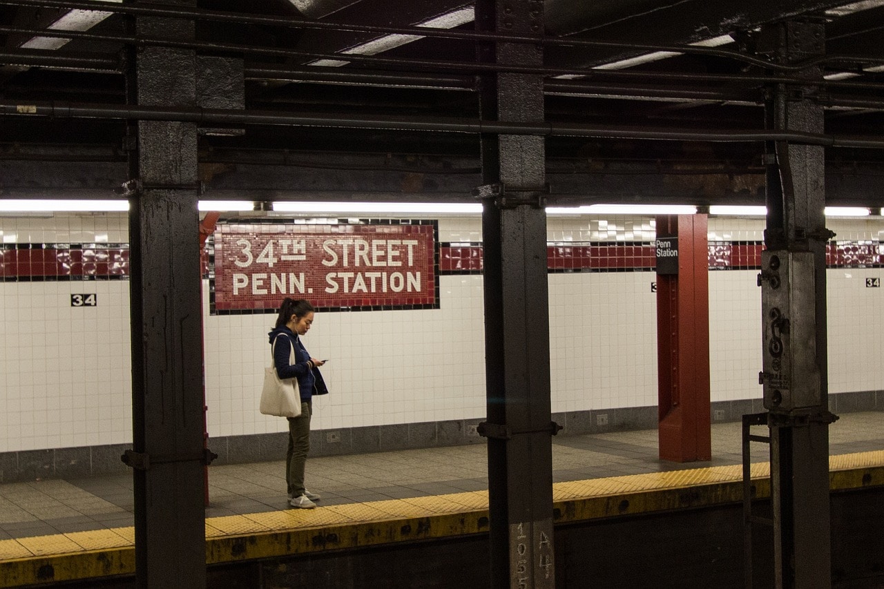 Penn Station subway station in New York