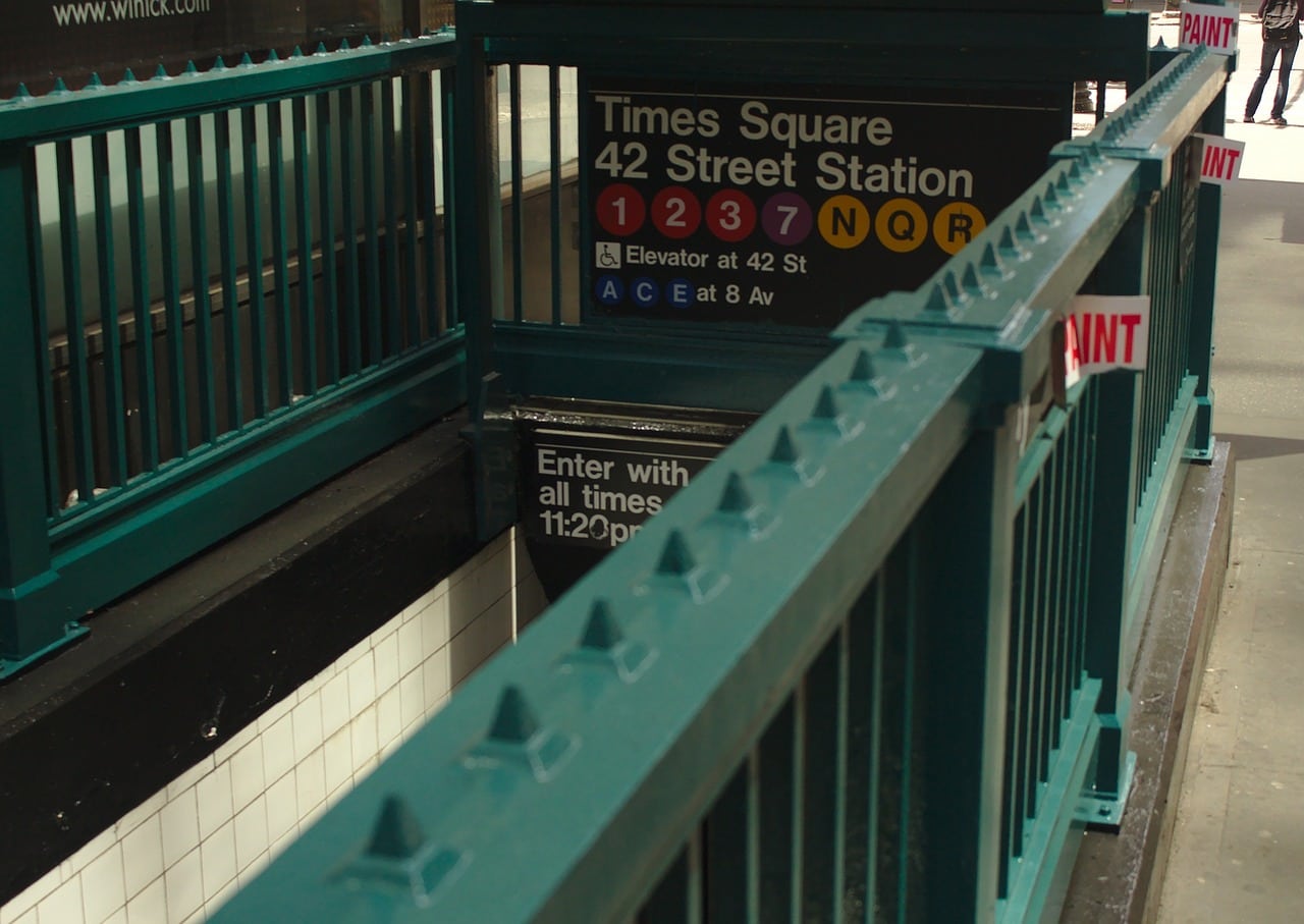 Subway station in Manhattan