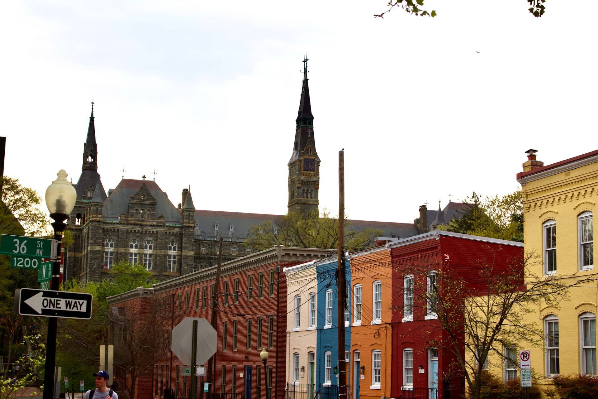 Healy Hall Building in Georgetown, Washington