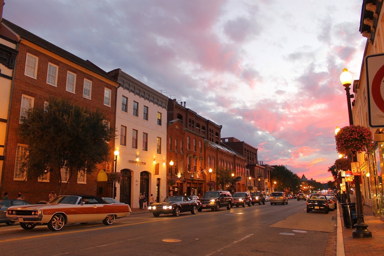 M Street in Georgetown, Washington