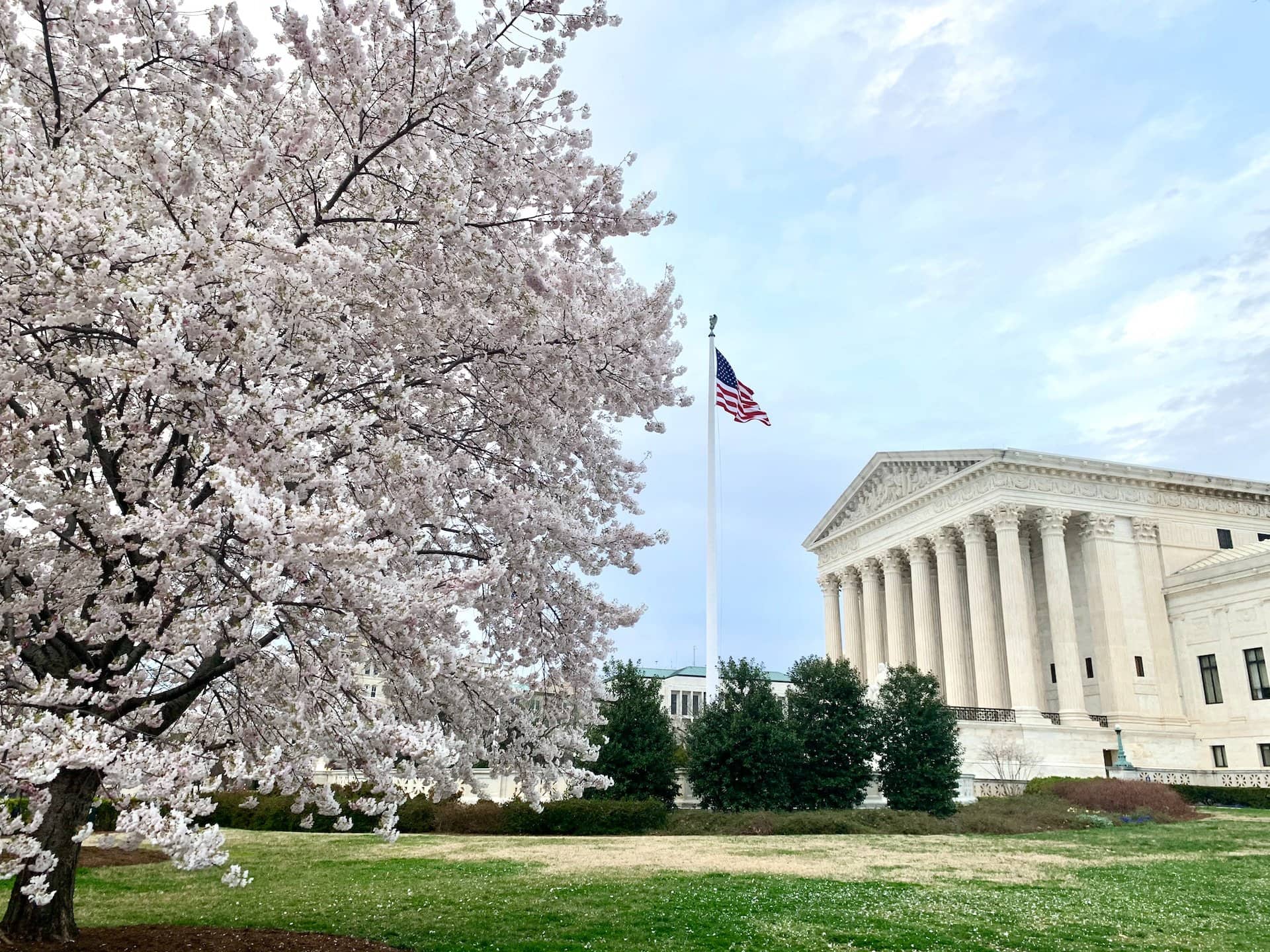 The U.S. Supreme Court on the National Mall in Washington
