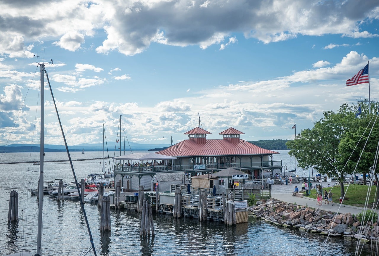 Lake Champlain in Burlington, Vermont