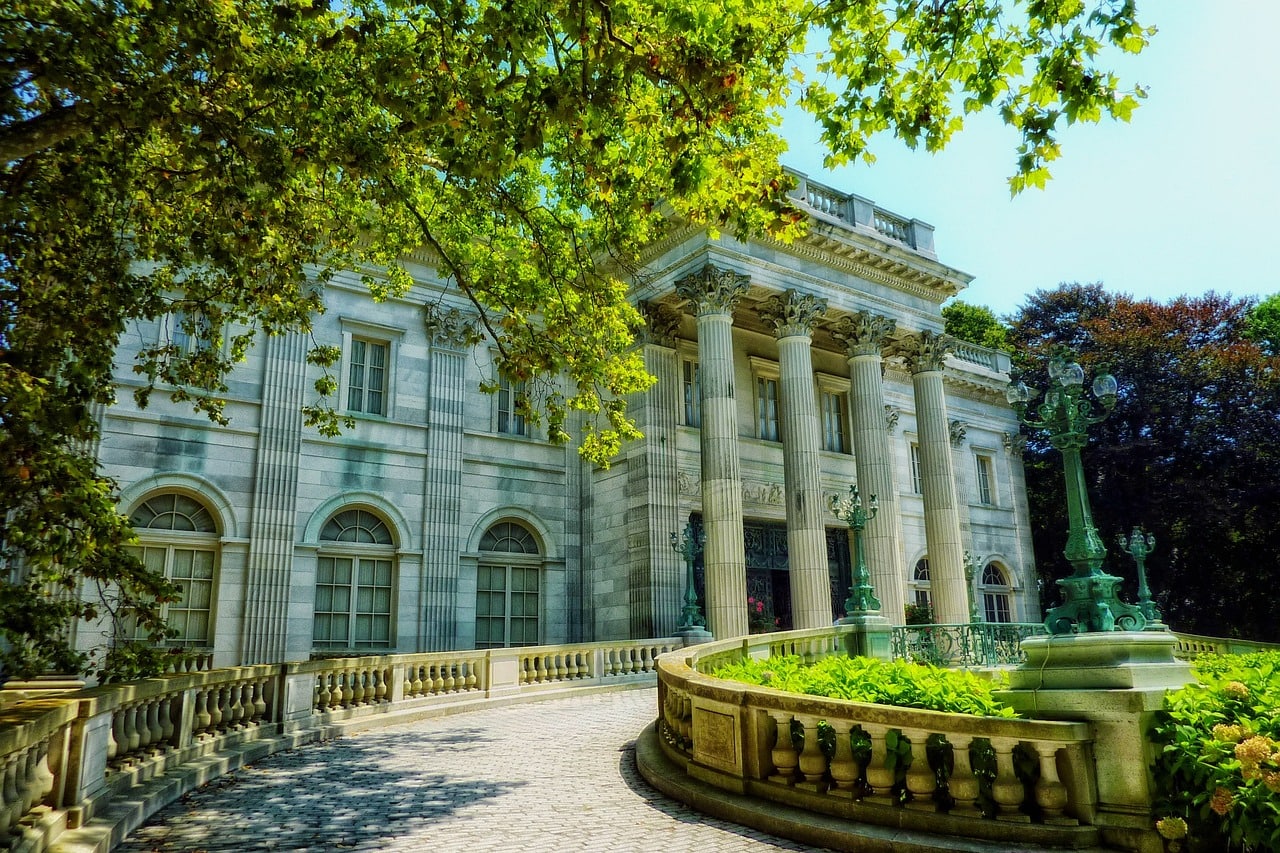The stunning Marble House in Newport