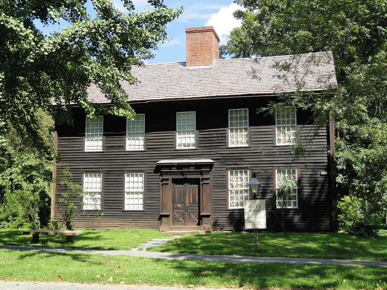Historic house in Deerfield, Massachusetts