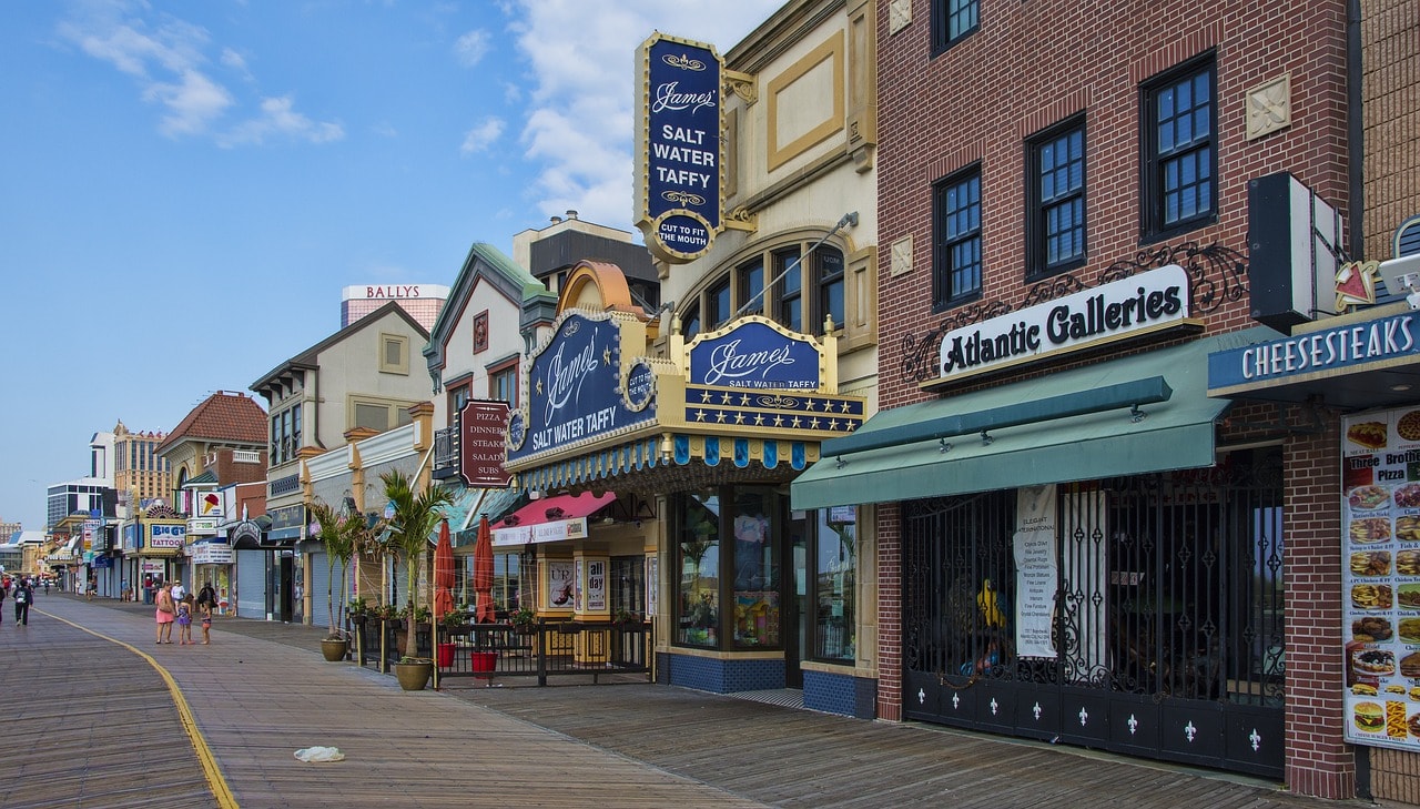 Atlantic City’s Boardwalk near the Southern Pier