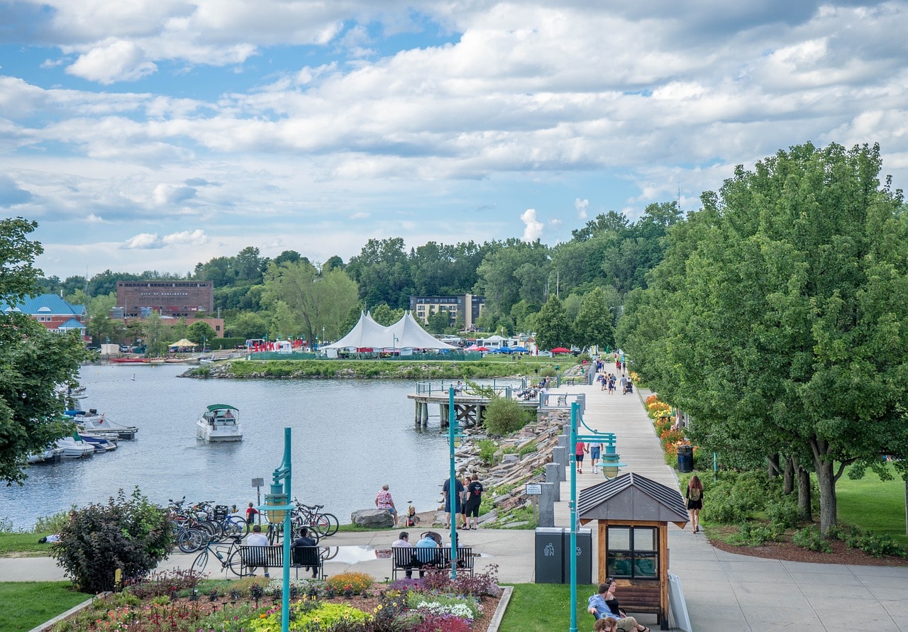 Waterfront Park in Burlington, Vermont