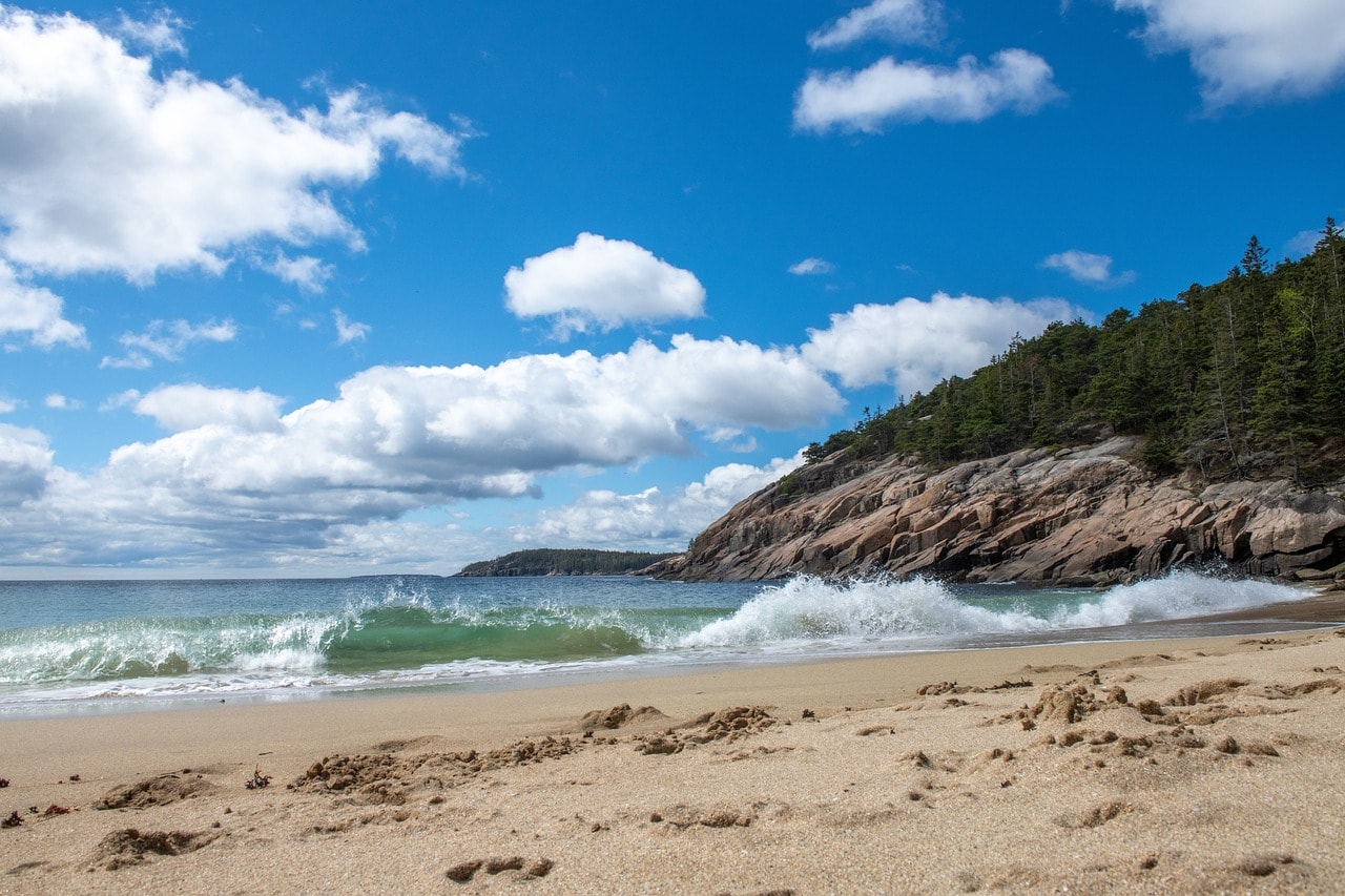 Sand Beach in Acadia National Park, Maine