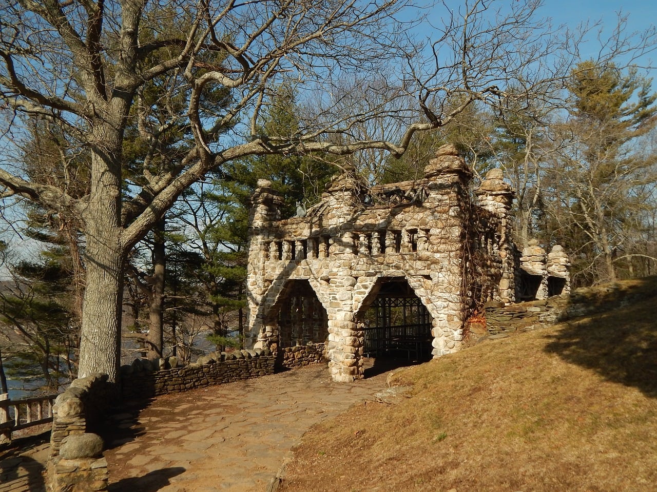 Gillette Castle above the Connecticut River