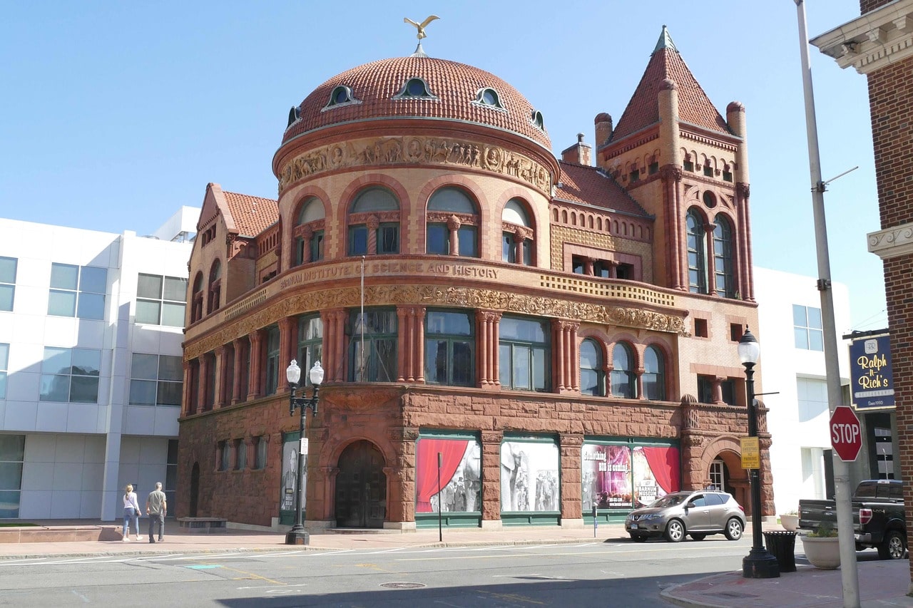 Barnum Museum building in downtown Bridgeport, Connecticut