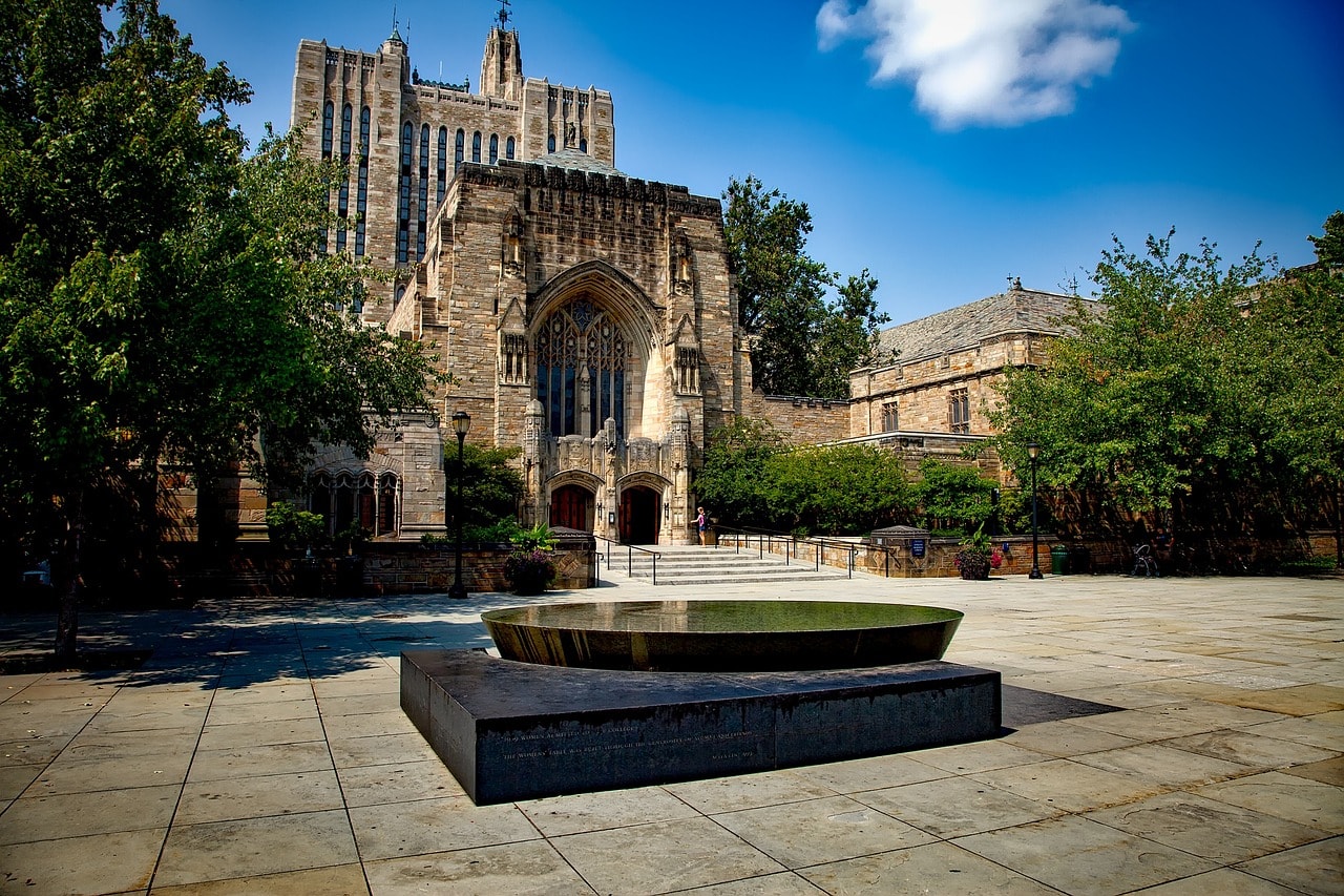 Faculty building at Yale University in New Haven