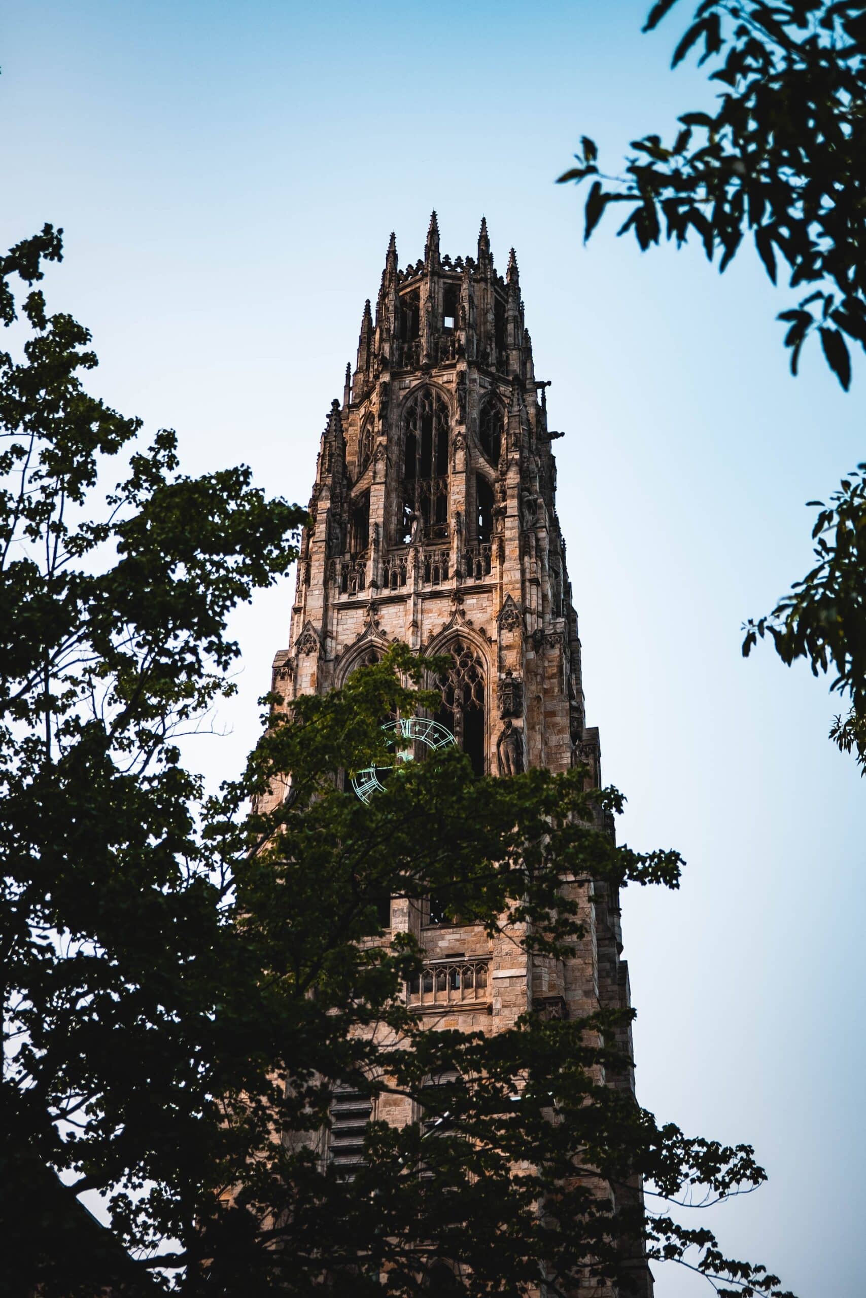 Harkness Tower on the Yale University Campus