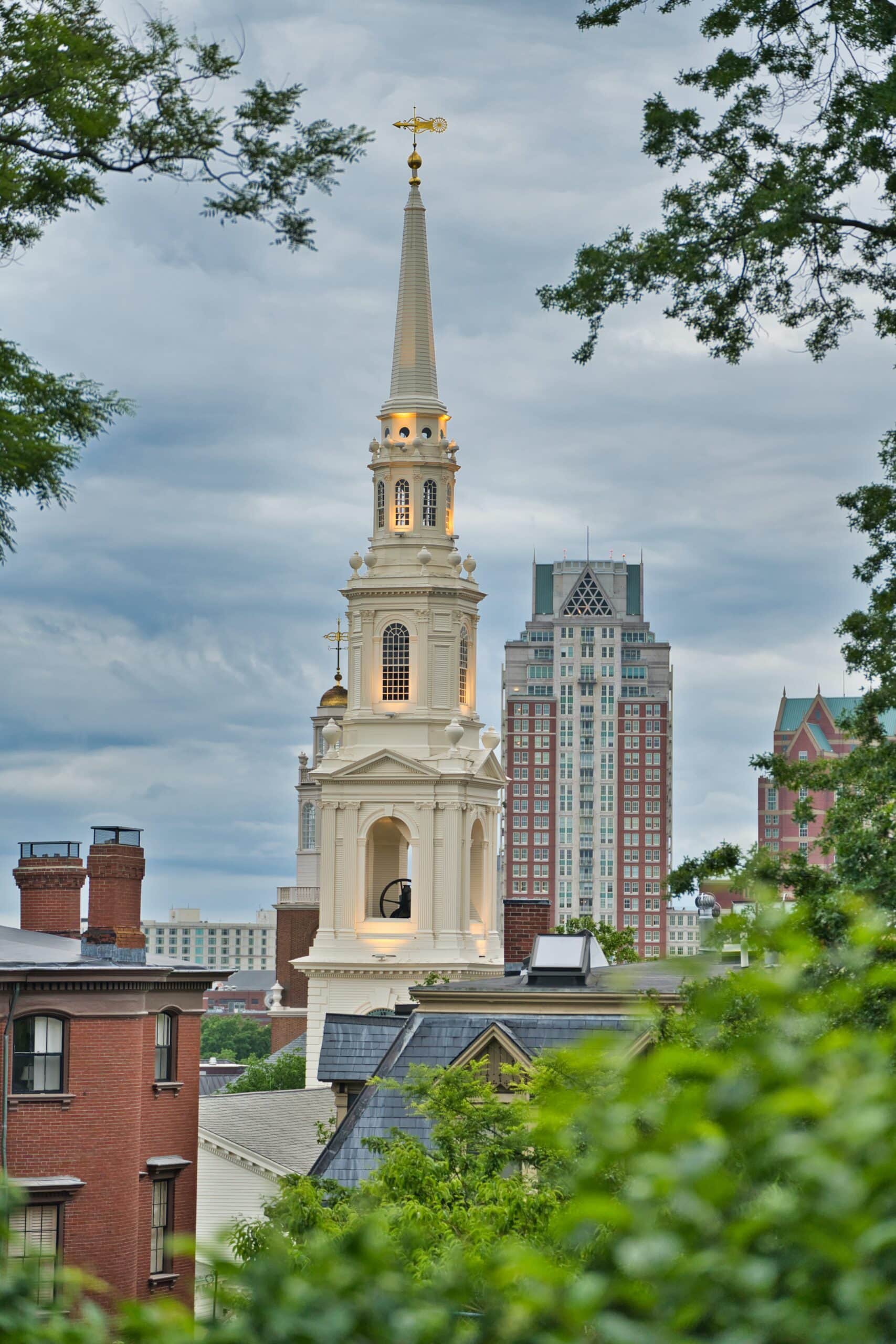 First Baptist Church in America Tower in Providence Rhode Island