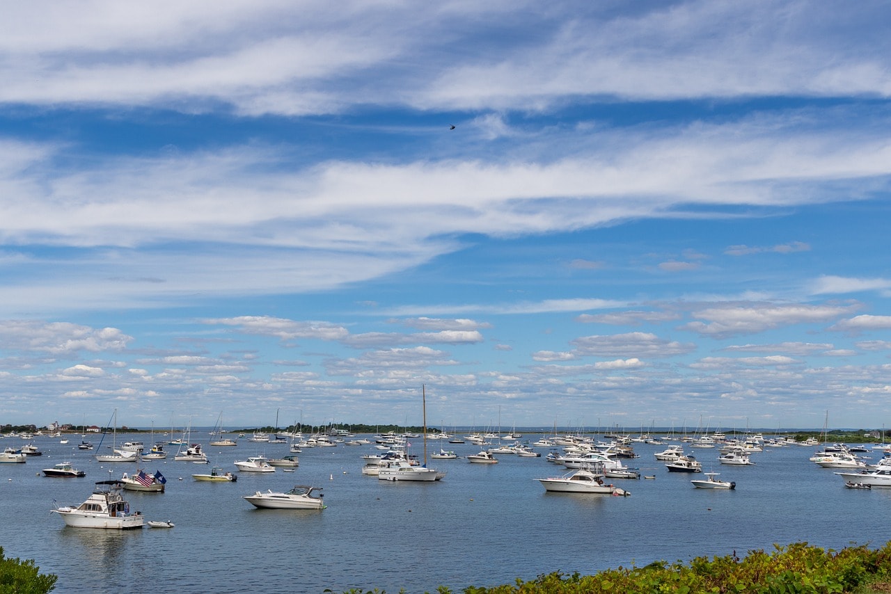 Fishing Boats at Jamestown Harbor