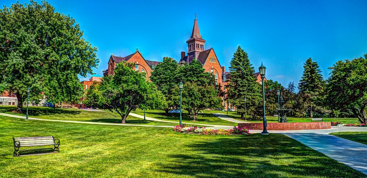 University of Vermont campus in Burlington
