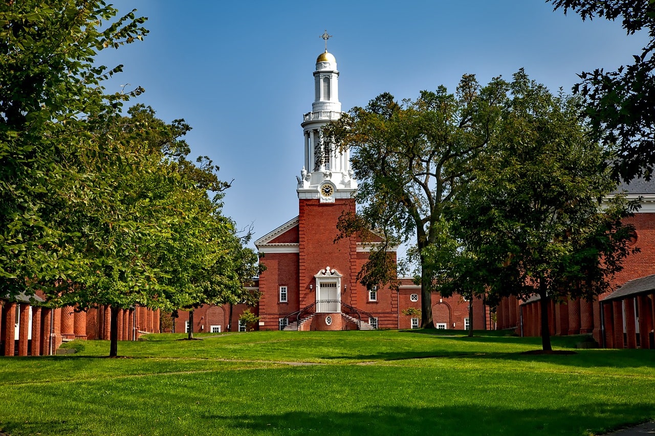 Yale University campus in New Haven