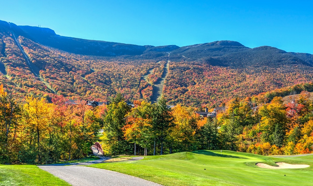 Green Mountain range in Vermont