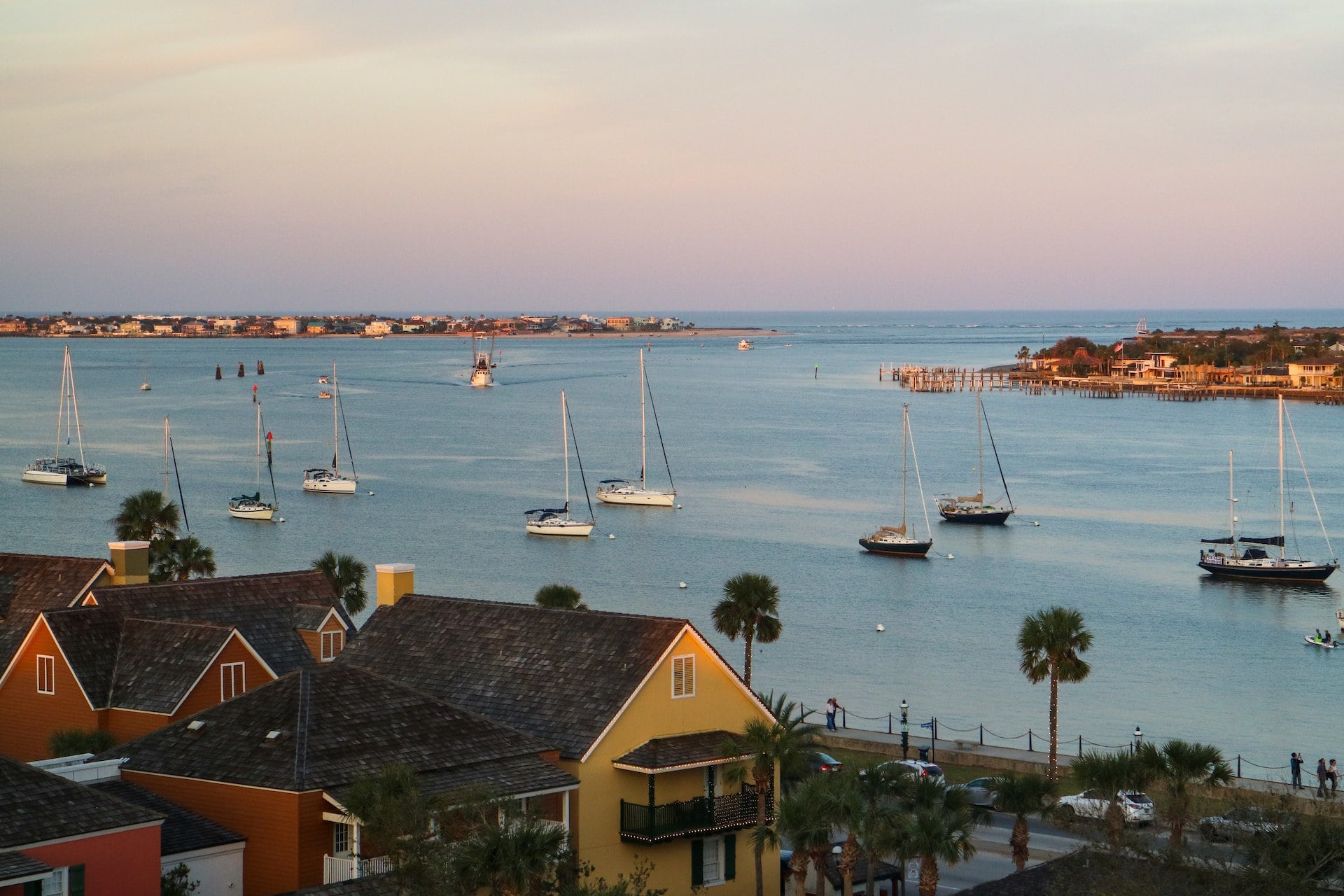 Boats on the river in St. Augustine