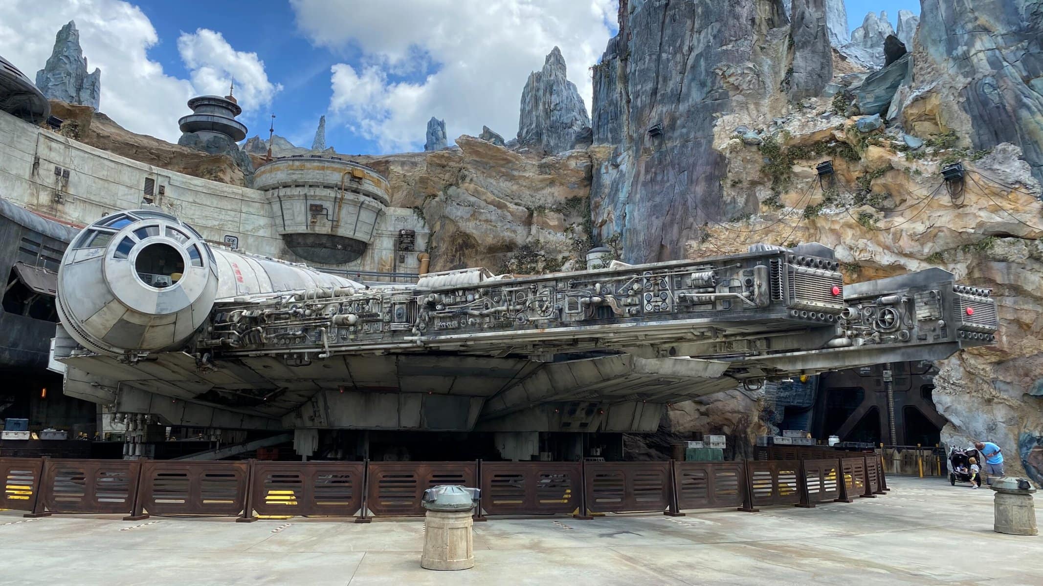 The Millennium Falcon at Hollywood Studios, Orlando Florida