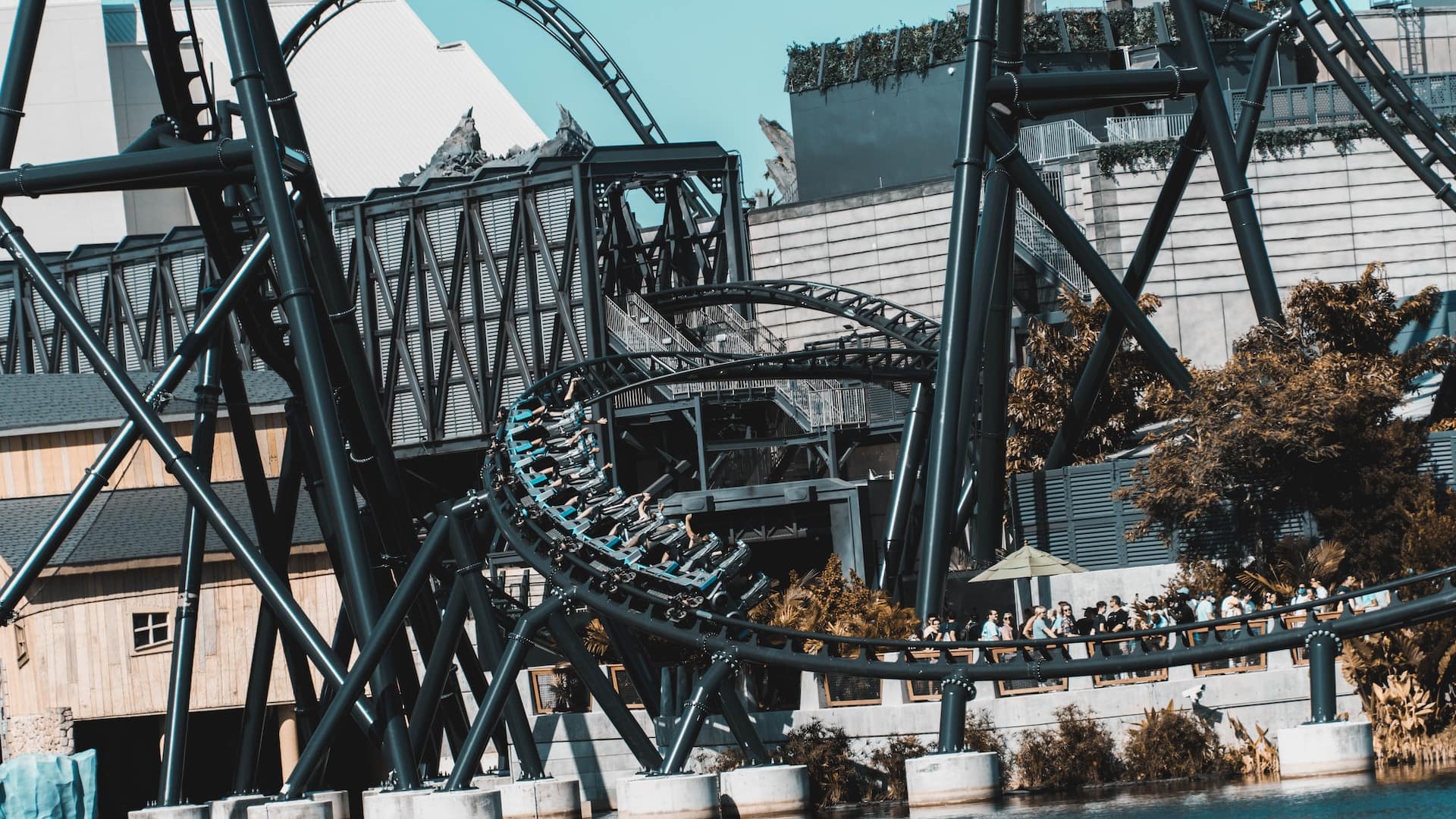 Extreme roller coaster at Universal Florida