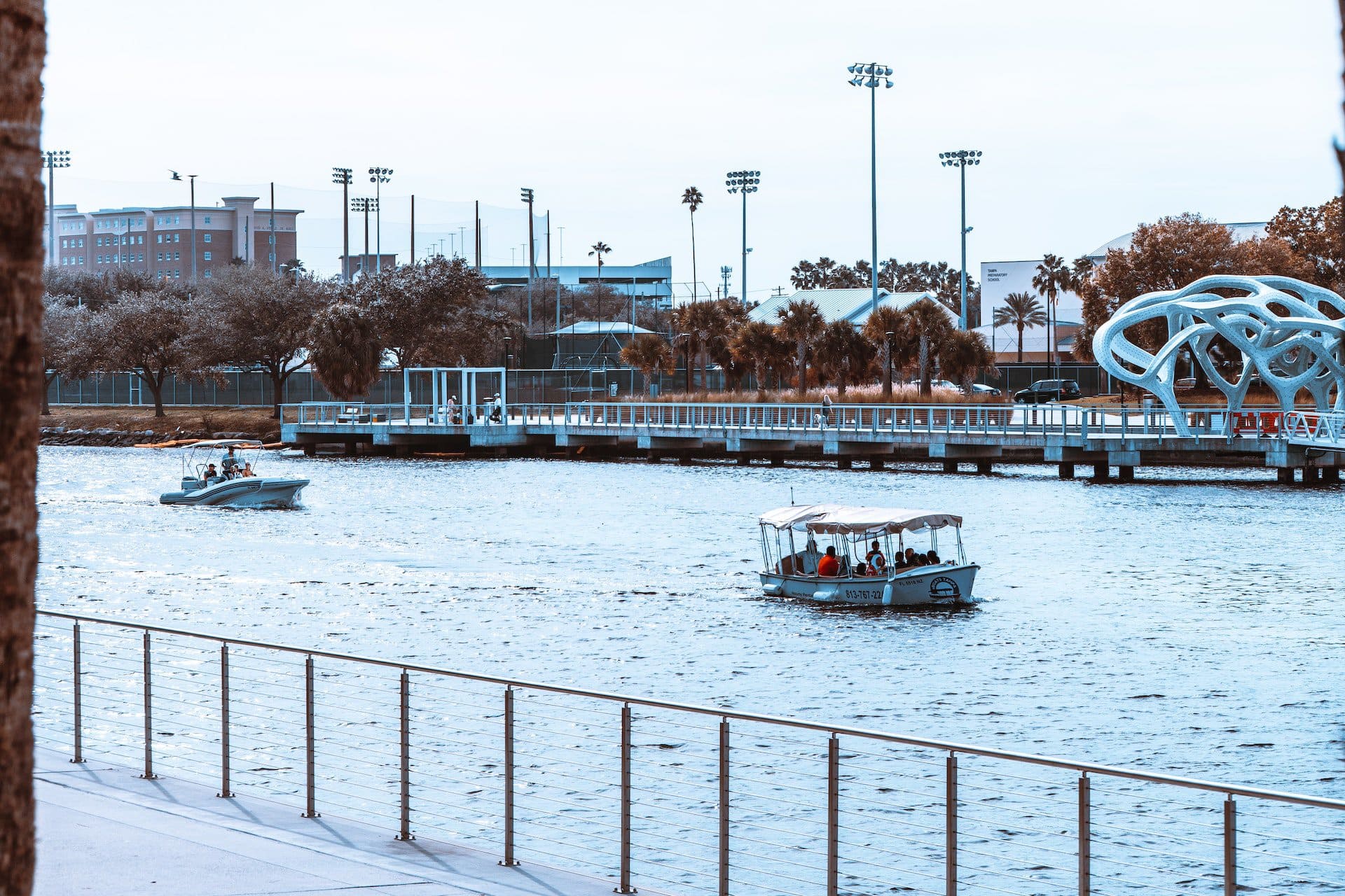 The Tampa Riverwalk