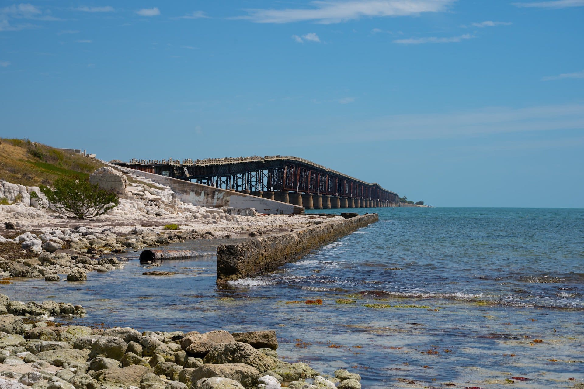 The Seven Mile Bridge in Florida Keys