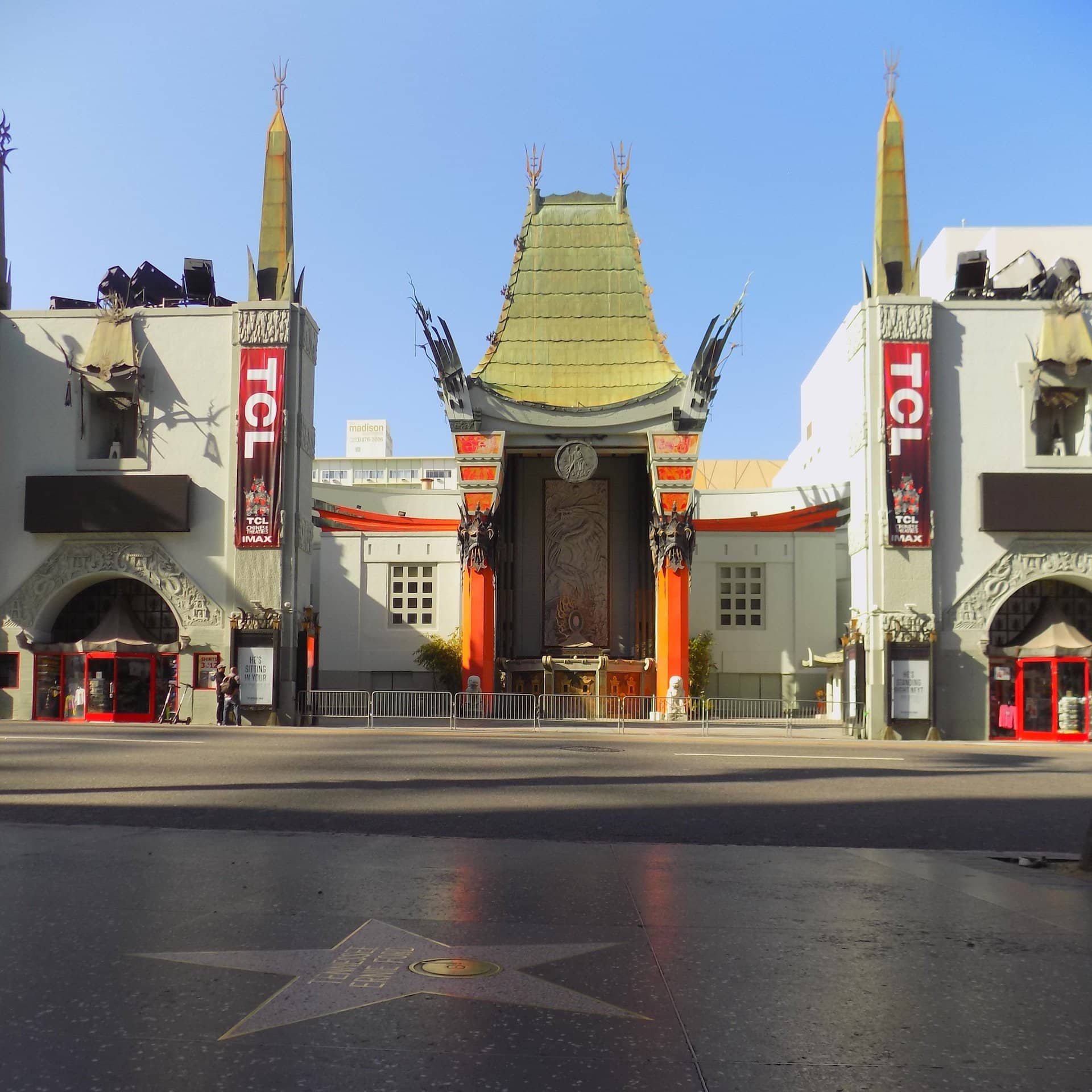 The Chinese Theatre on Hollywood Boulevard