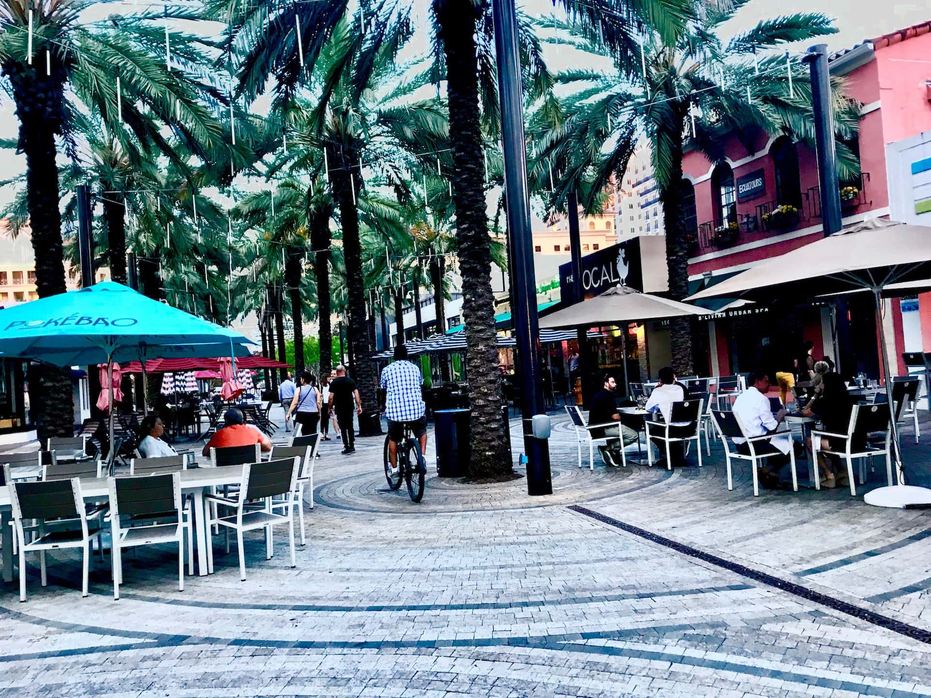 Miracle Mile in Coral Gables, Florida