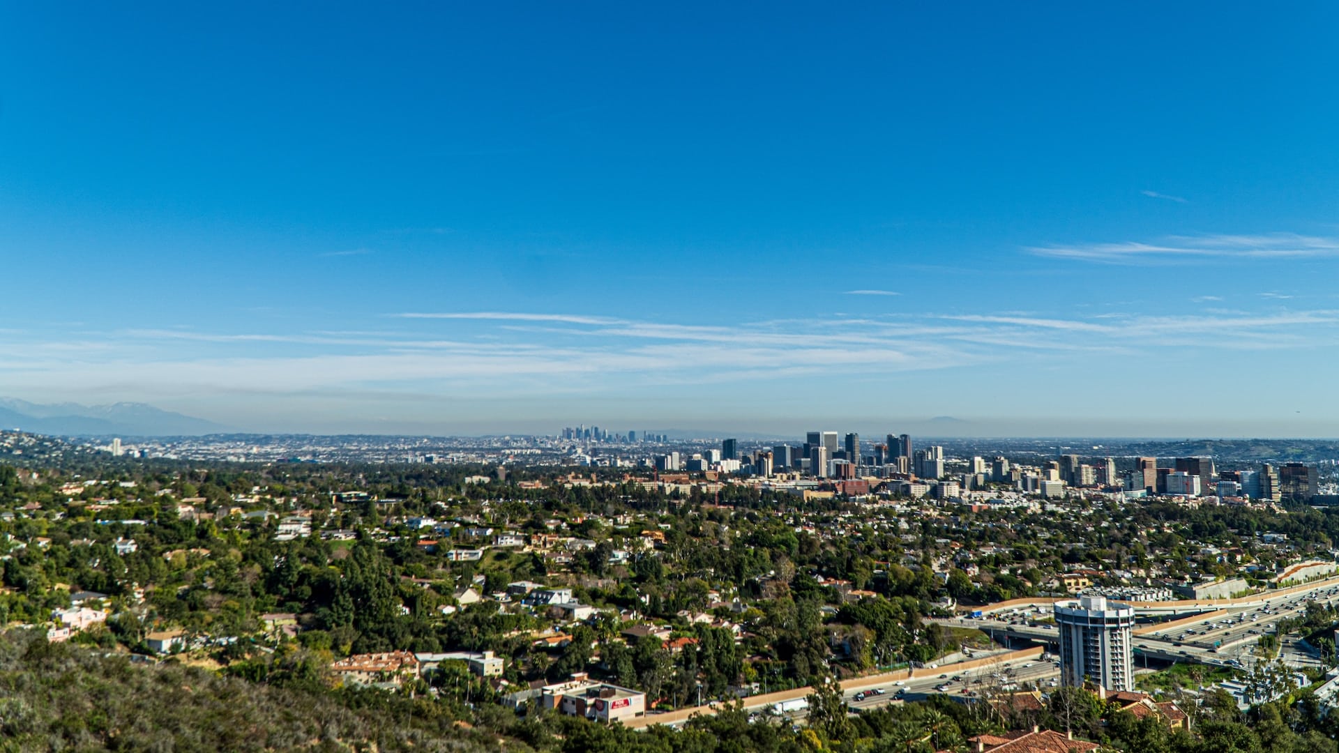 View of L.A from the Getty Center