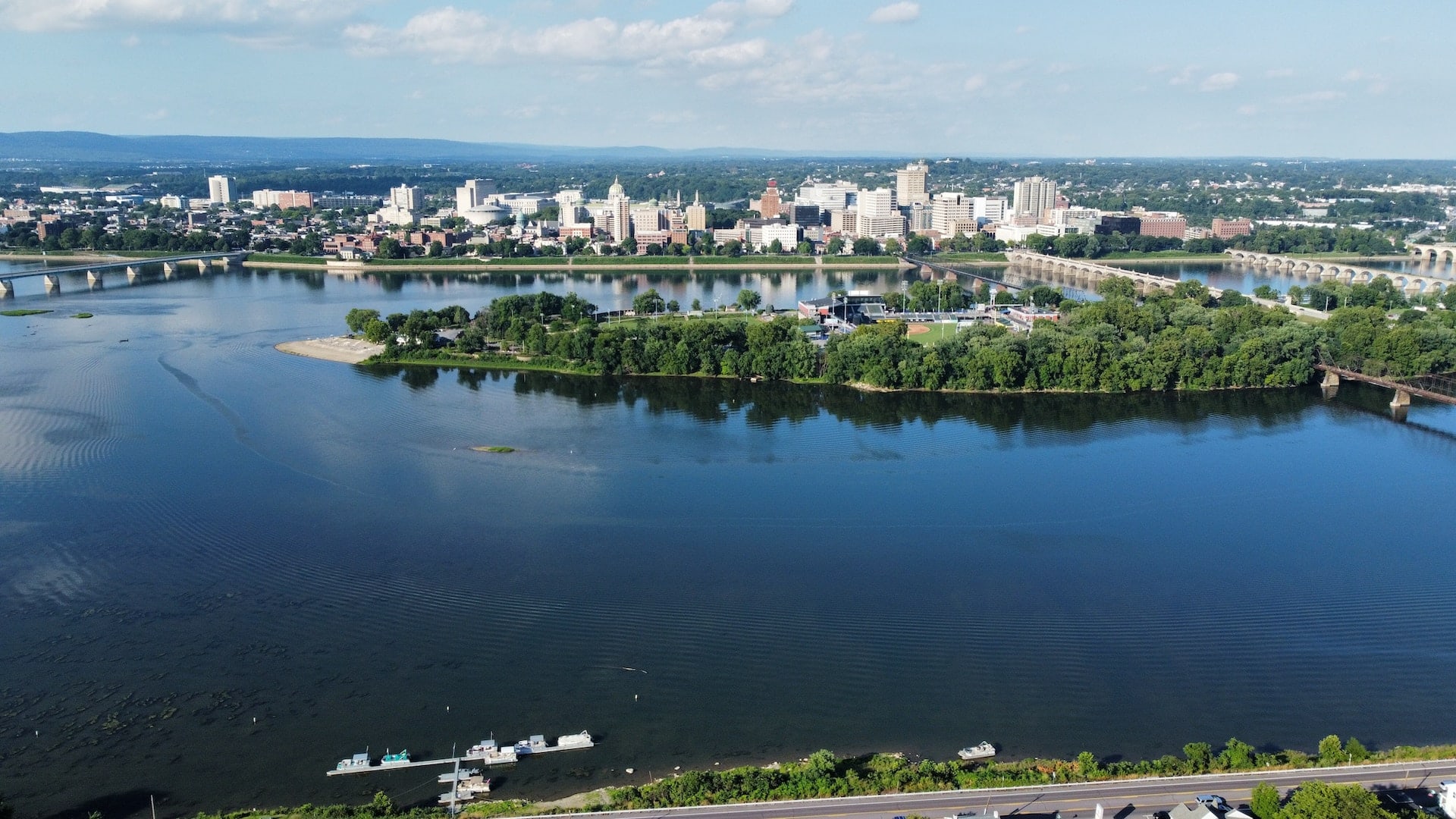 Susquehanna River in Harrisburg, Pennsylvania