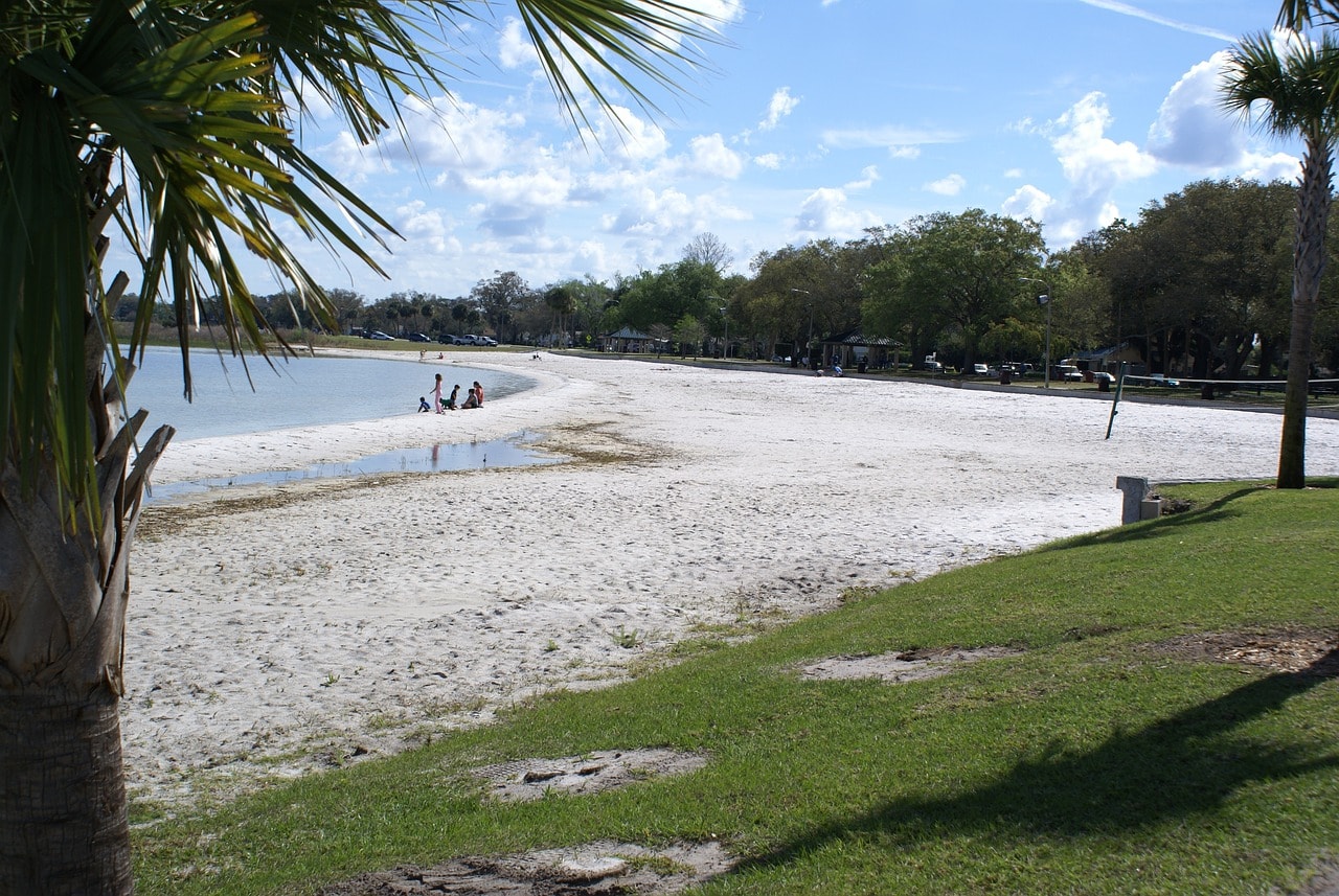 Beach at Lake Toho, Florida