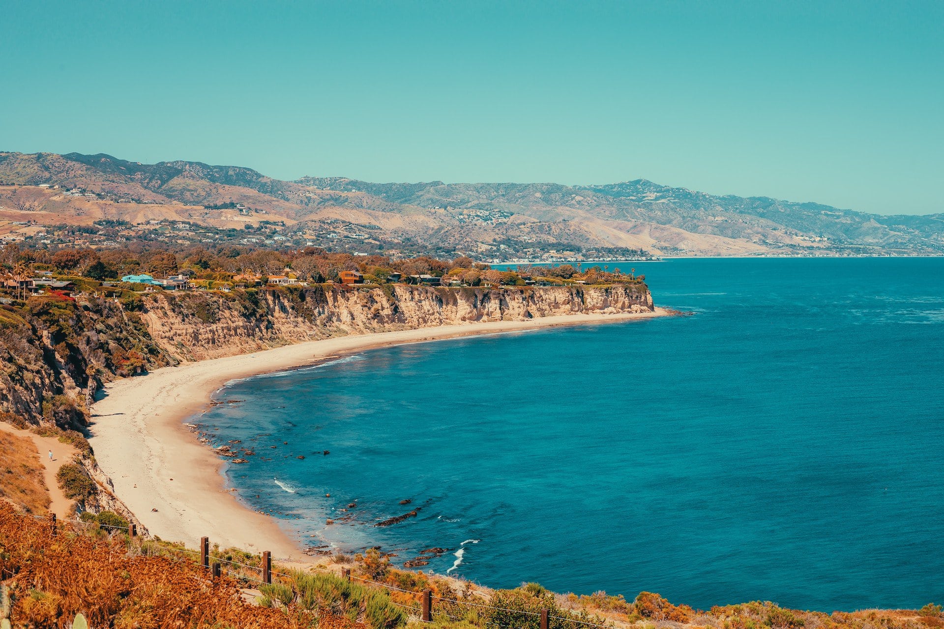 Point Dume Beaches near Malibu in California
